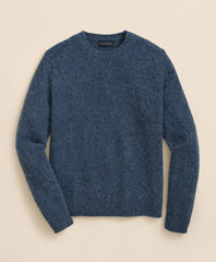 Brushed Wool Crewneck Sweater | Brooks Brothers