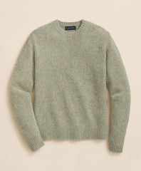 Brushed Wool Crewneck Sweater | Brooks Brothers