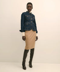 Camel Hair Pencil Skirt | Brooks Brothers