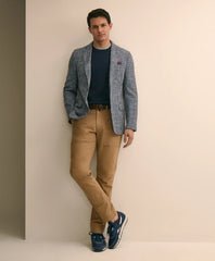 Classic Fit Cotton-Linen-Wool Hopsack Sport Coat | Brooks Brothers
