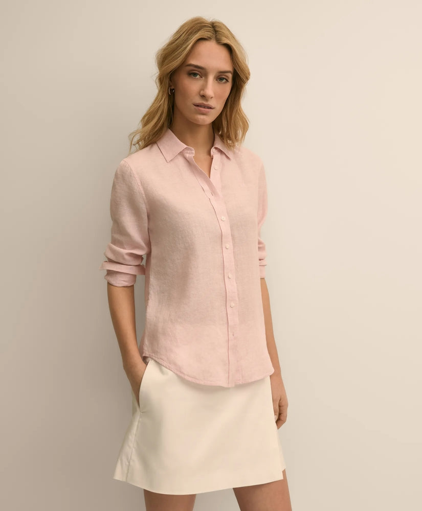 Classic Fit Linen Shirt | Brooks Brothers