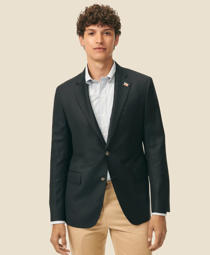 Classic Fit Stretch Saxxon™ Wool 1818 Blazer | Brooks Brothers