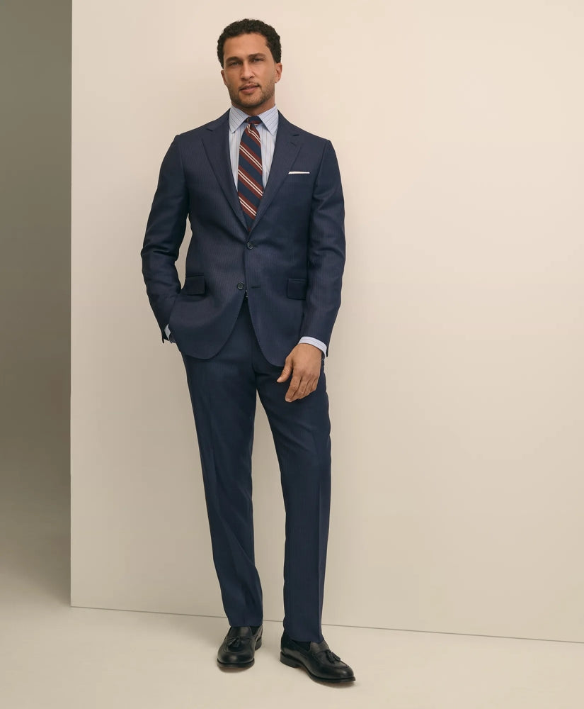 Classic Fit Wool Pinstripe 1818 Suit | Brooks Brothers