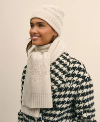 Cotton-Alpaca-Wool Blend Hat & Scarf Boxed Set | Brooks Brothers