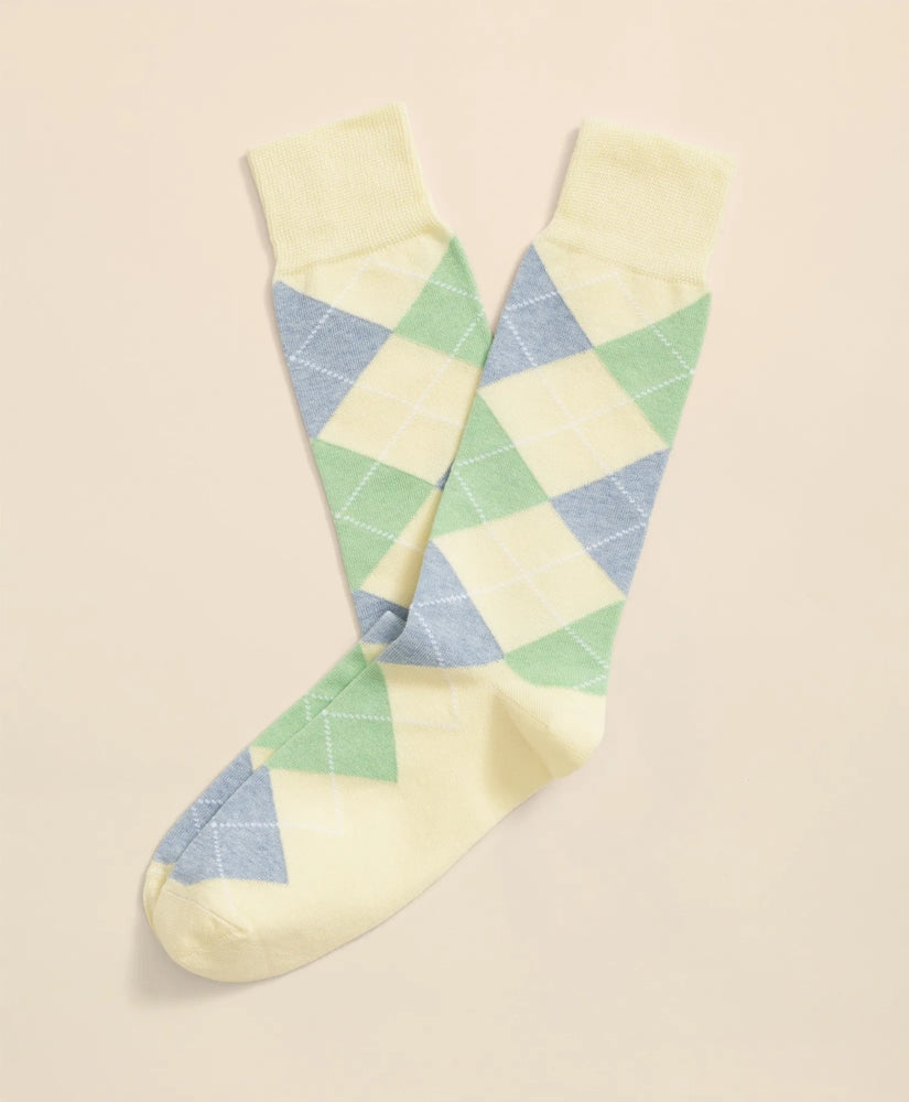 Cotton Blend Argyle Socks | Brooks Brothers