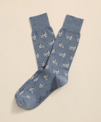 Cotton-Blend Dalmatian Socks | Brooks Brothers
