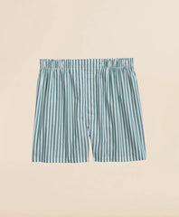 Cotton Broadcloth Butcher-Stripe Boxers | Brooks Brothers