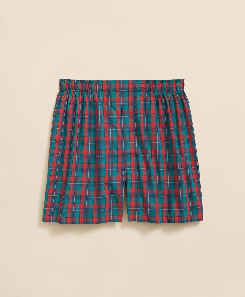 Cotton Broadcloth Multi Tartan Boxers | Brooks Brothers