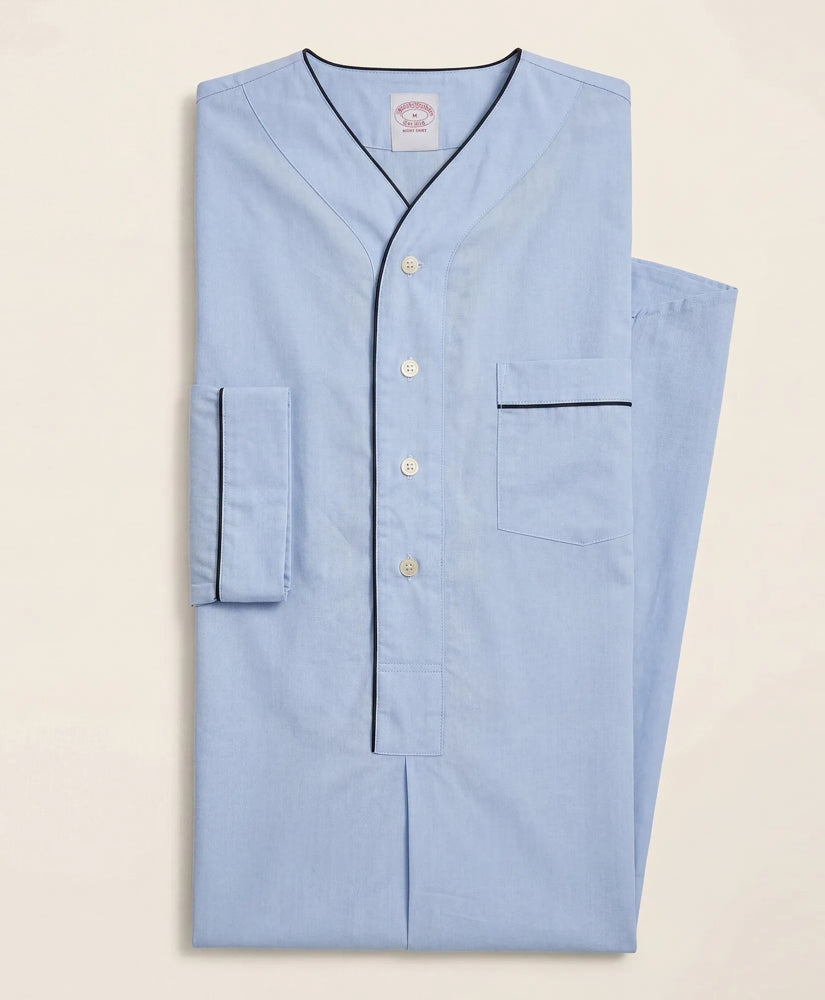 Cotton Broadcloth Nightshirt | Brooks Brothers