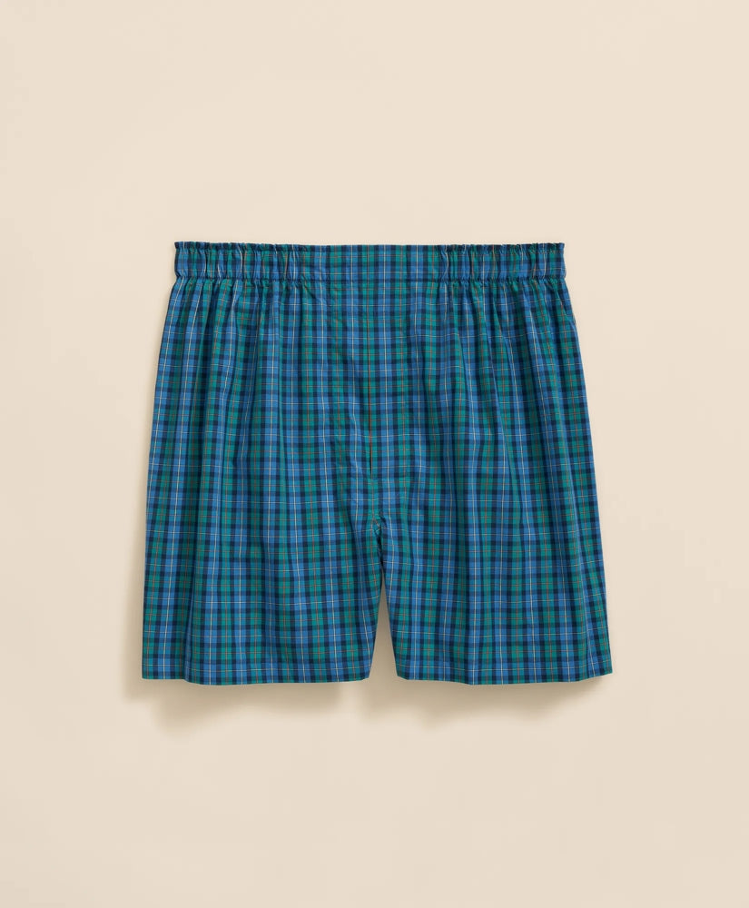 Cotton Broadcloth Tartan Boxers | Brooks Brothers
