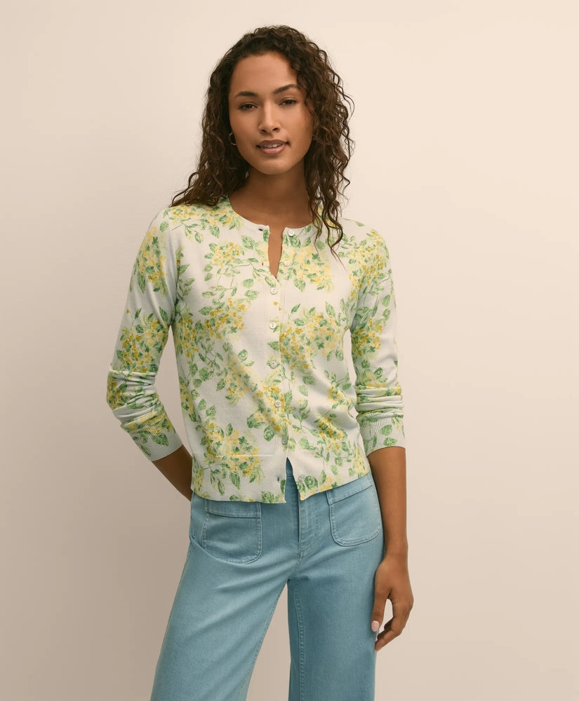 Cotton Floral Cardigan | Brooks Brothers