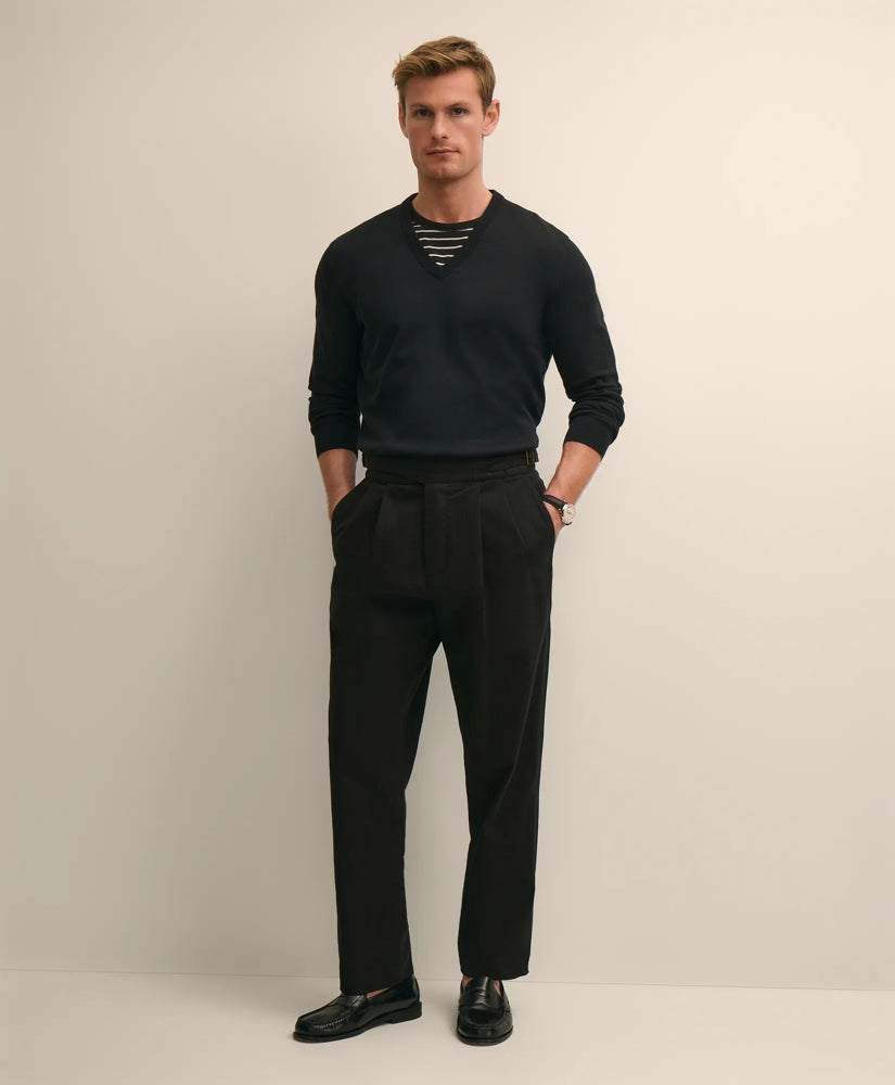 Cotton Herringbone Gurkha Pants | Brooks Brothers