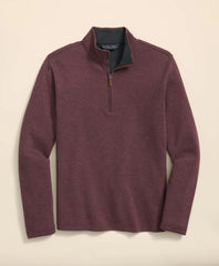 Cotton Herringbone Quarter-Zip | Brooks Brothers
