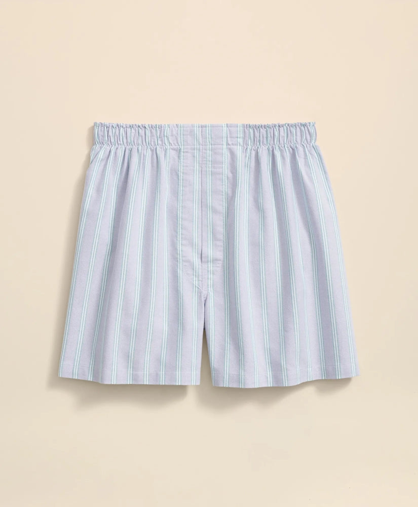 Cotton Oxford BB#1 Striped Boxers | Brooks Brothers