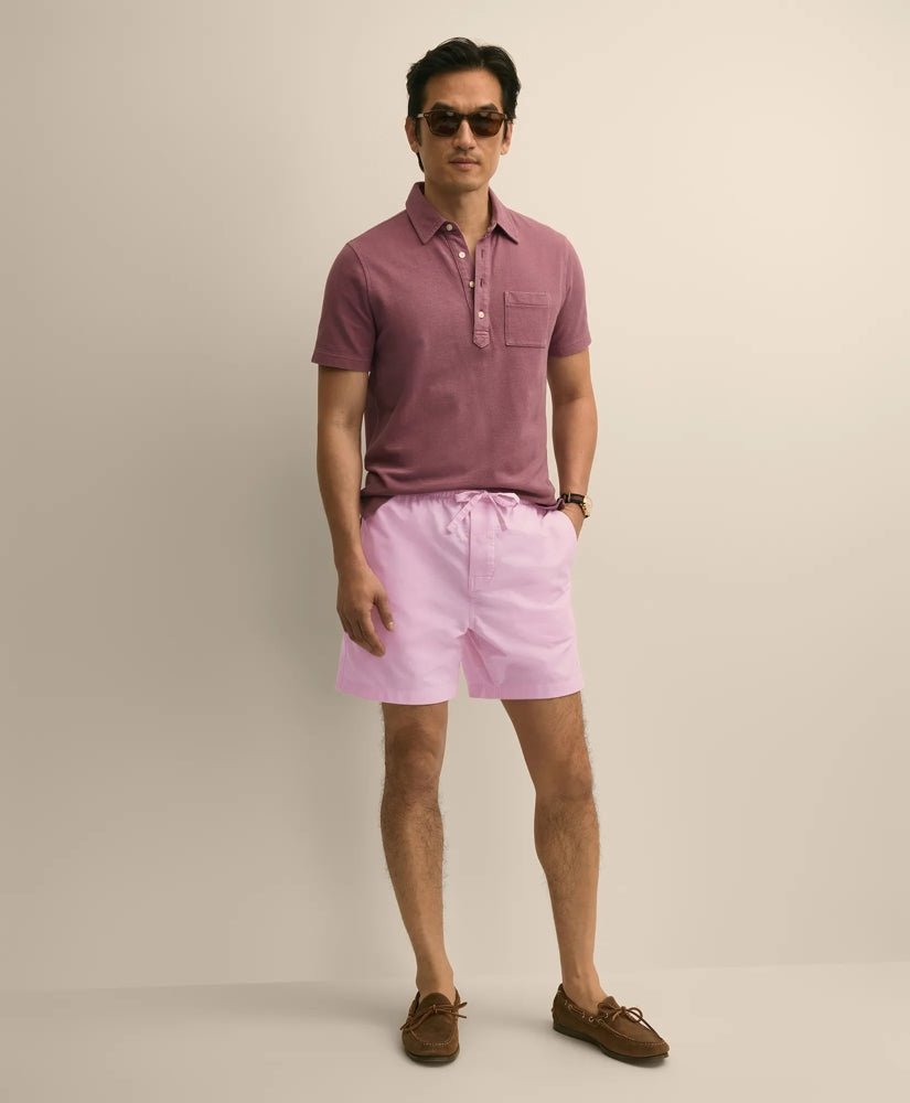 Cotton Oxford Lounge Shorts | Brooks Brothers