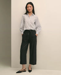 Belted Wide-Leg Utility Pants | Brooks Brothers