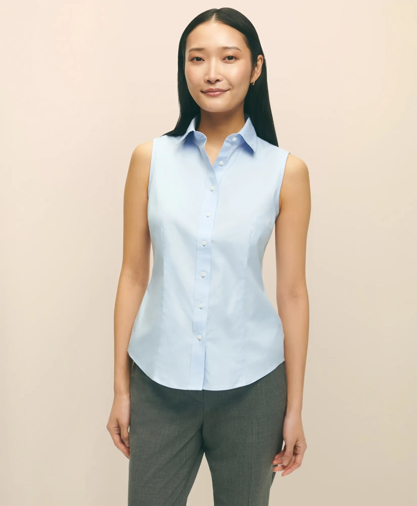 Fitted Non-Iron Stretch Supima | Brooks Brothers