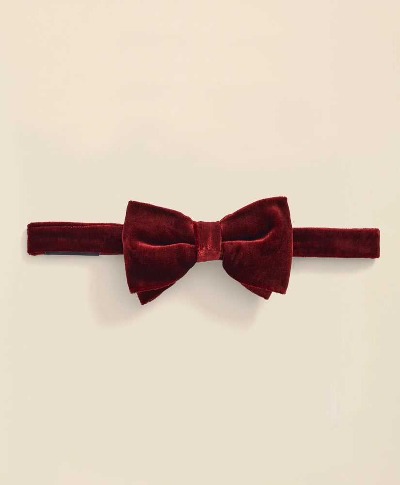 Formal Silk Blend Velvet Bow Tie | Brooks Brothers