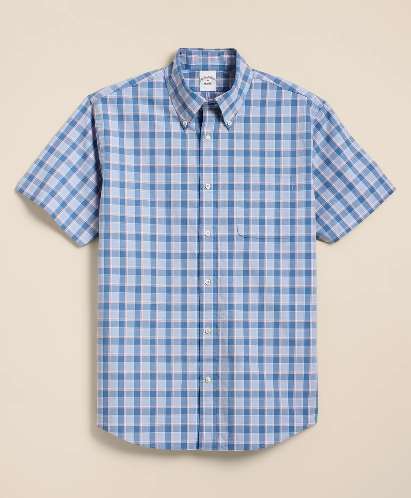 Friday Shirt, Poplin Check | Brooks Brothers