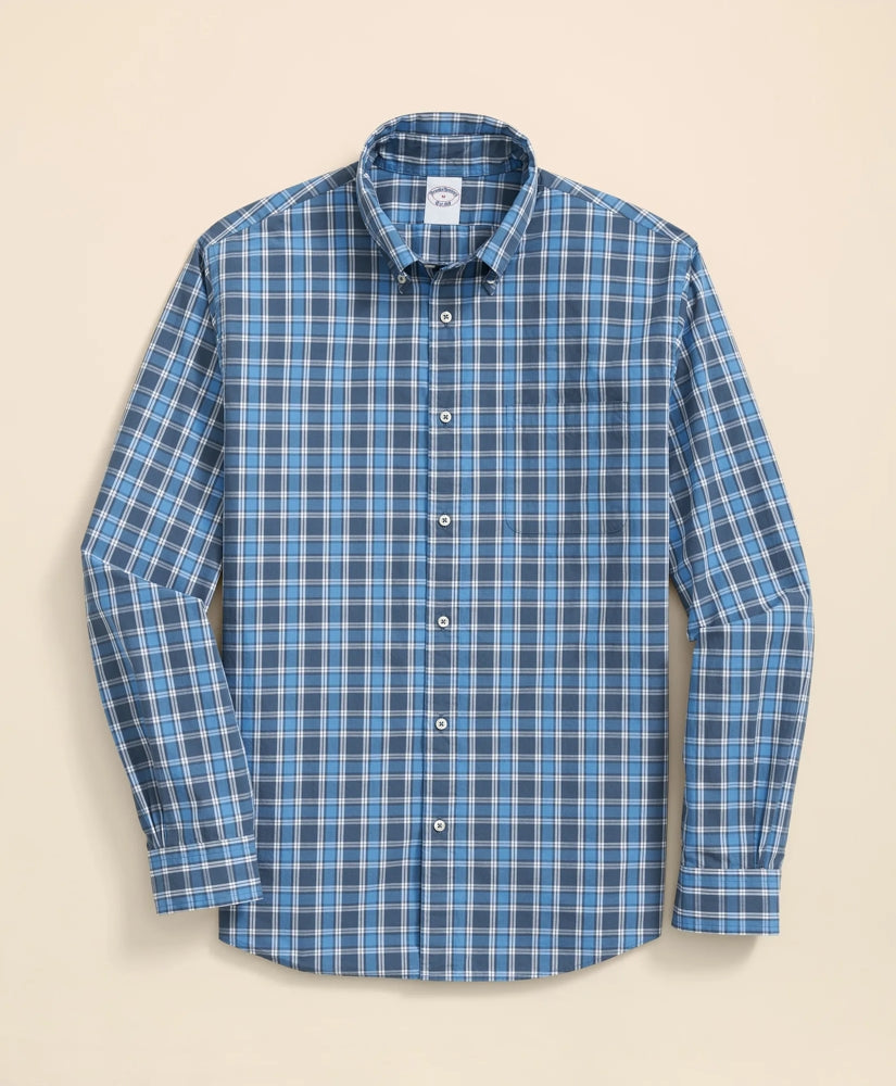 Friday Shirt, Poplin Outline Check | Brooks Brothers