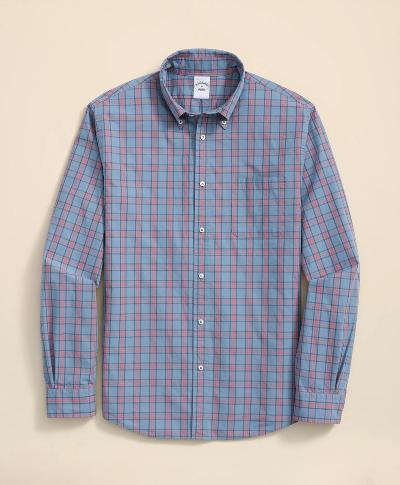 Friday Shirt, Poplin Plaid | Brooks Brothers