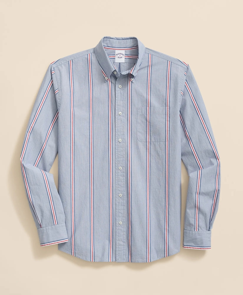 Friday Shirt, Poplin Ribbon Stripe | Brooks Brothers