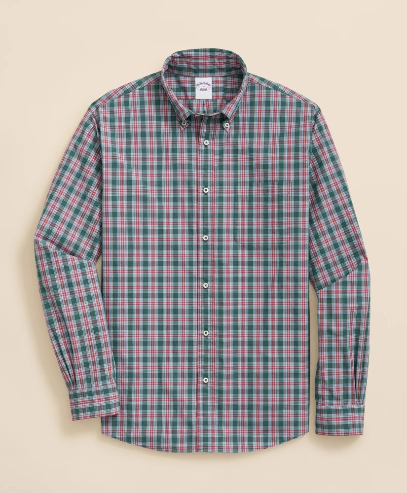 Friday Shirt, Poplin Stewart Tartan | Brooks Brothers
