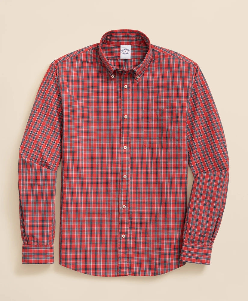 Friday Shirt, Poplin Stewart Tartan | Brooks Brothers