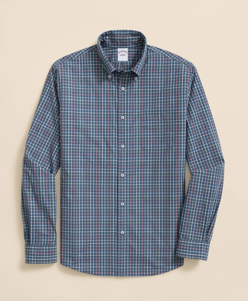 Friday Shirt, Poplin Windowpane | Brooks Brothers