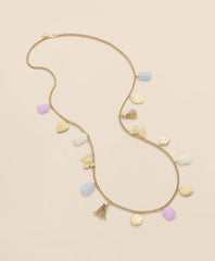 Gold-Tone Long Charm Necklace | Brooks Brothers