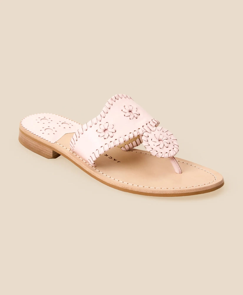 Jack Rogers Jacks Leather Flat Sandal | Brooks Brothers