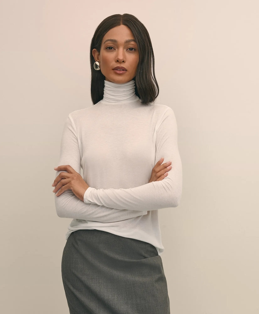 Lightweight Modal Cashmere Turtleneck | Brooks Brothers