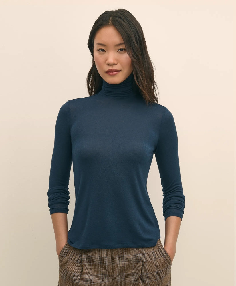 Lightweight Modal Cashmere Turtleneck | Brooks Brothers