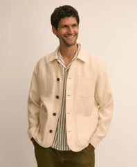 Linen Chore Coat | Brooks Brothers