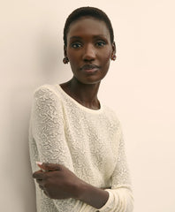 Merino Wool Lace Sweater | Brooks Brothers