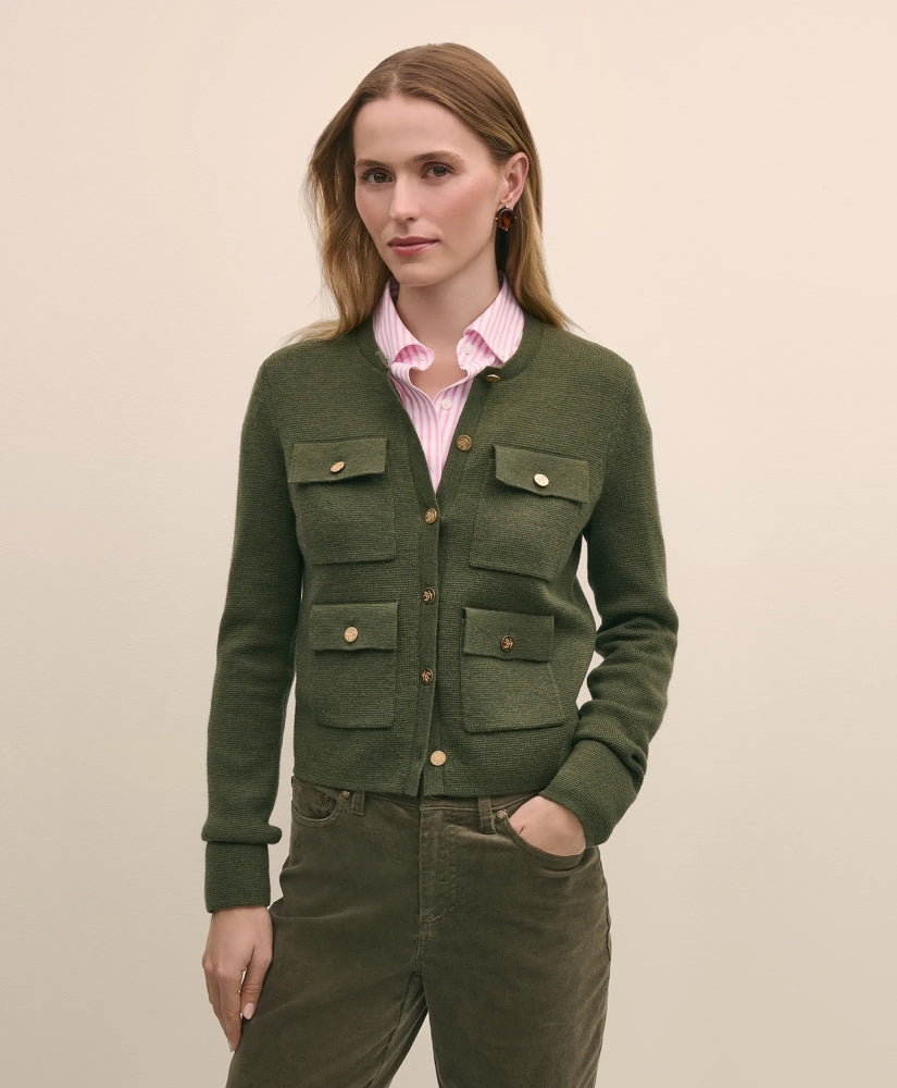 Merino Wool Sweater Jacket | Brooks Brothers