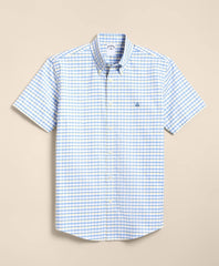 Non-Iron Oxford Polo Button-Down, Short-Sleeve Sport Shirt | Brooks Brothers