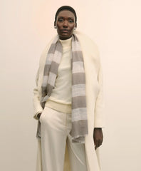 Wool-Silk Blend Shimmer Scarf | Brooks Brothers