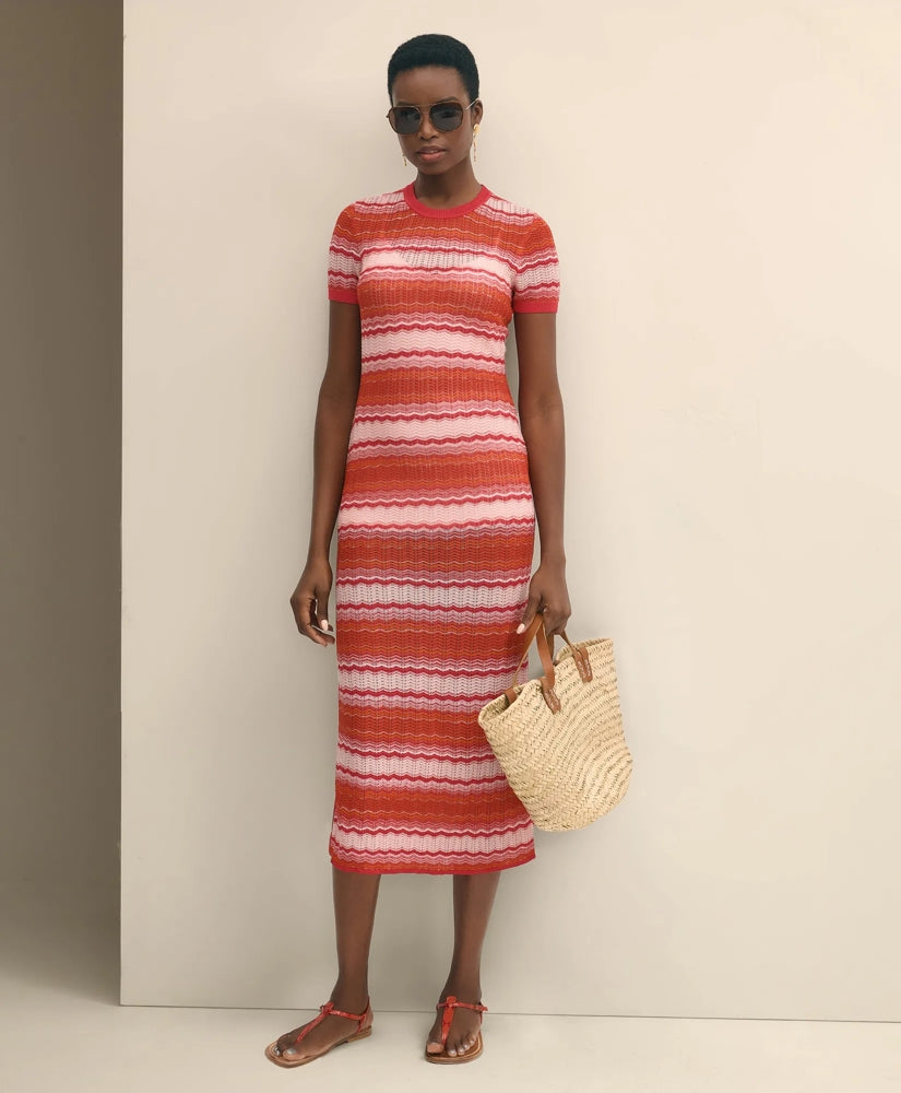 Ombre Stripe Sweater Dress | Brooks Brothers