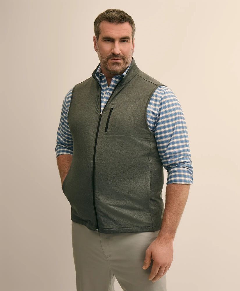 Performance Series Big & Tall Full-Zip Vest | Brooks Brothers