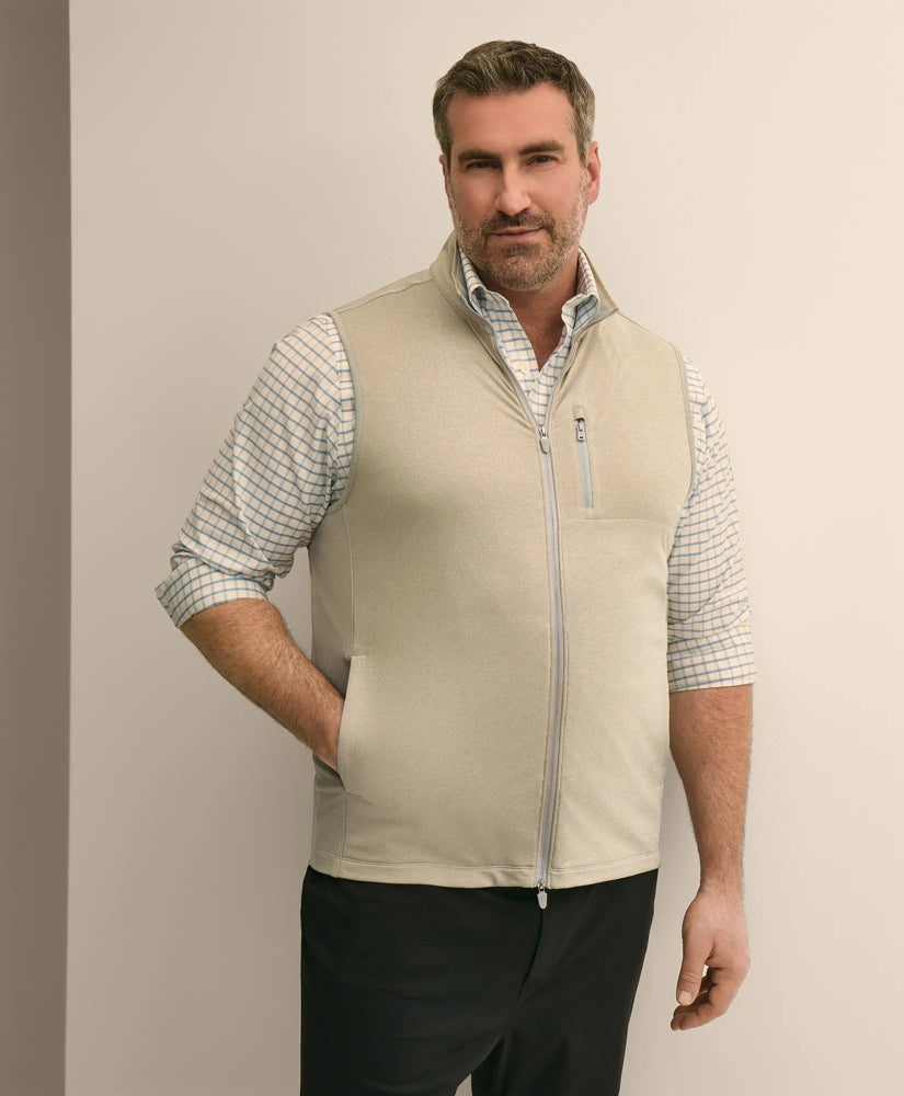 Performance Series Big & Tall Full-Zip Vest | Brooks Brothers