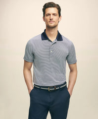 Performance Series Micro Stripe Jersey Polo Shirt | Brooks Brothers