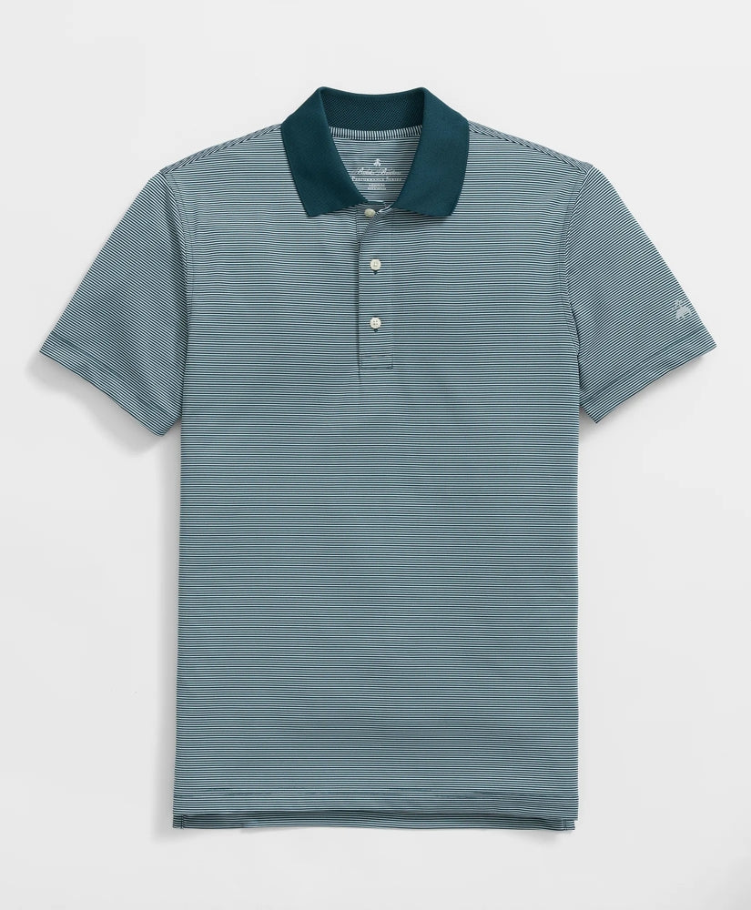 Performance Series Micro Stripe Jersey Polo Shirt | Brooks Brothers