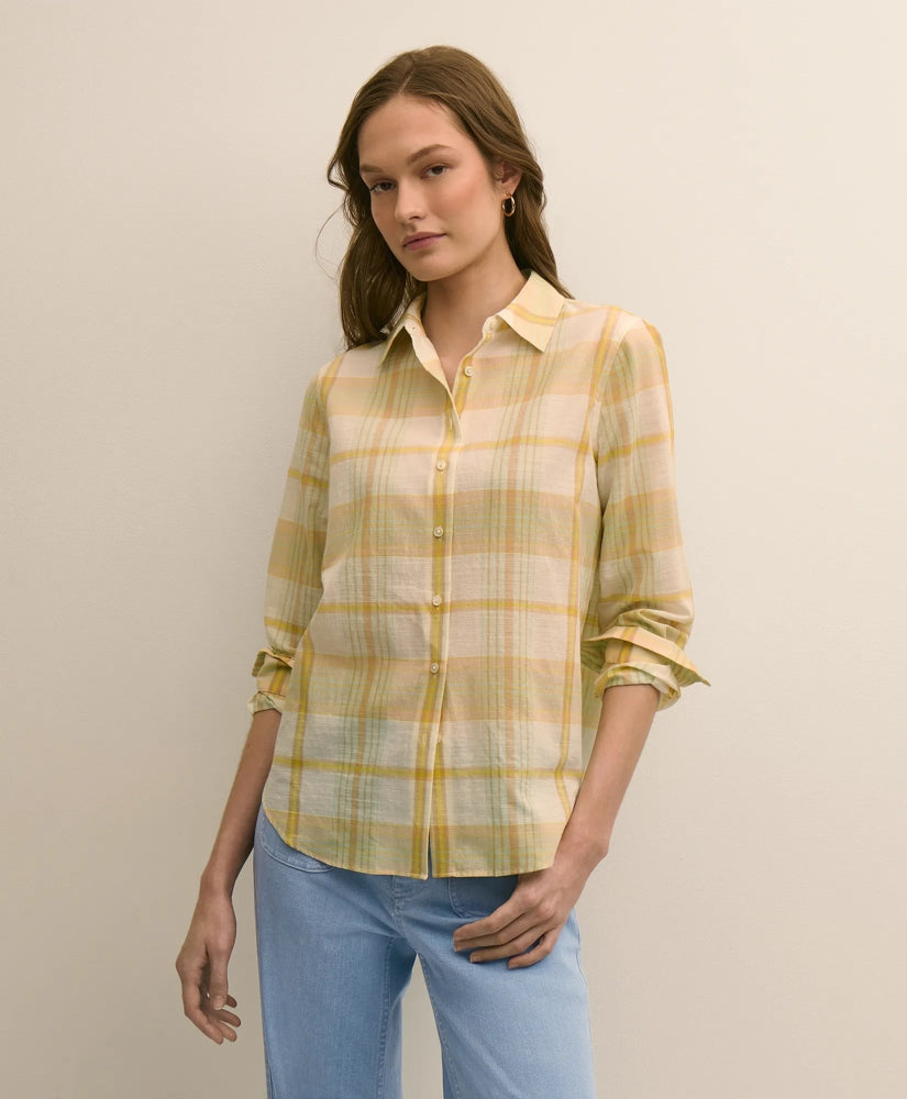 Relaxed Cotton Madras Shirt | Brooks Brothers