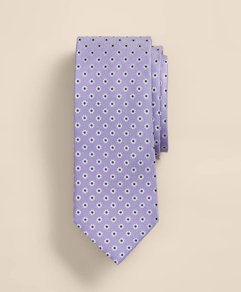 Silk Flower Foulard Tie | Brooks Brothers