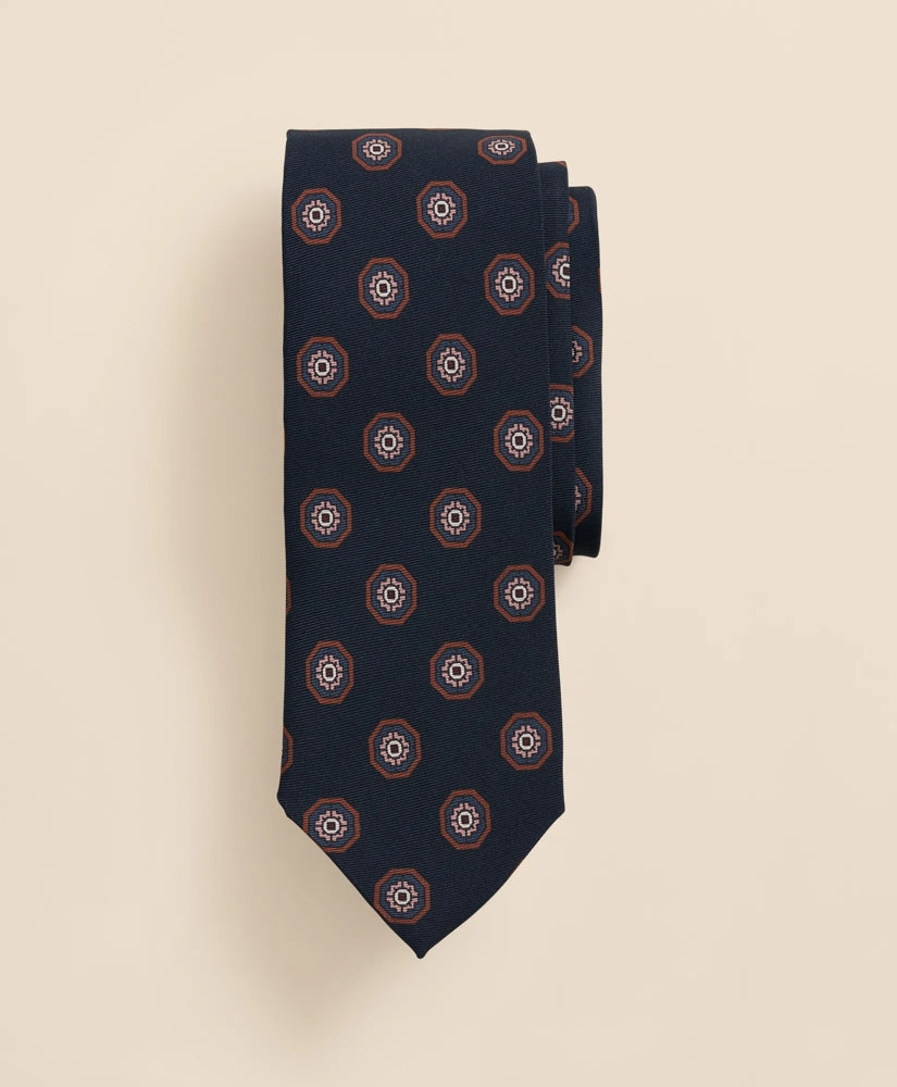 Silk Geometric Tie | Brooks Brothers