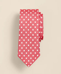 Linen-Silk Dot Tie | Brooks Brothers