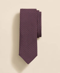 Silk Mini Geometric Tie | Brooks Brothers