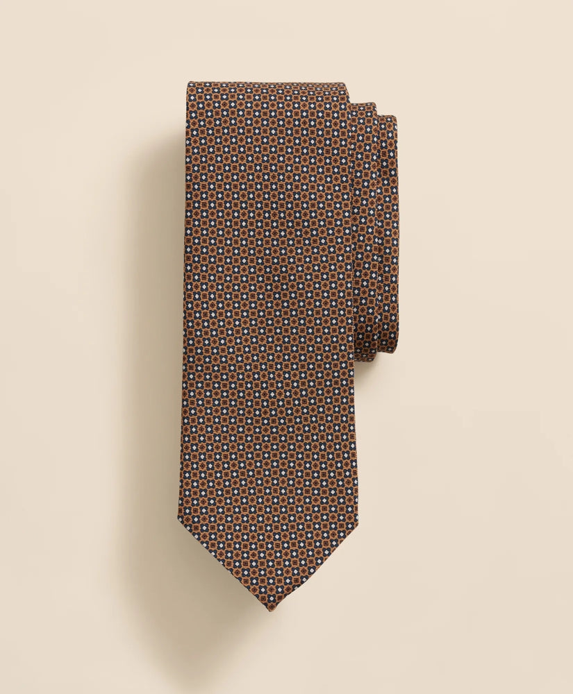 Silk Mini Geometric Tie | Brooks Brothers