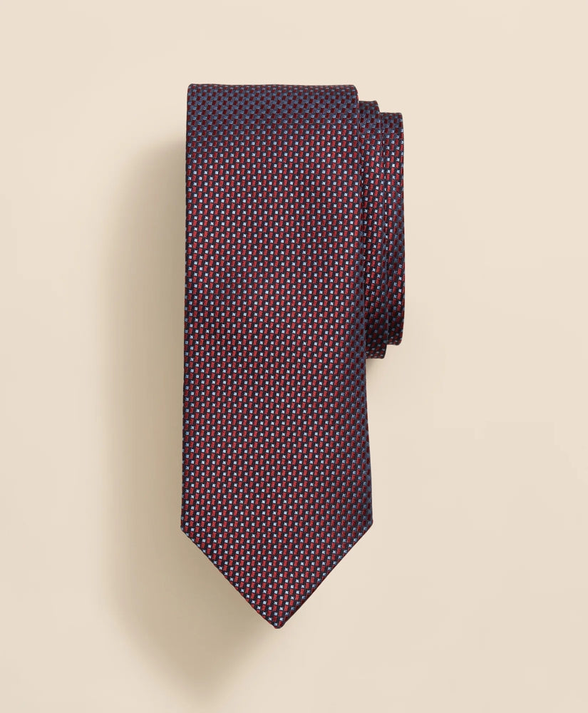 Silk Mini Geometric Tie | Brooks Brothers